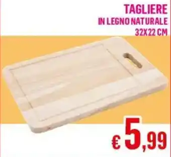 Tagliere in legno naturale