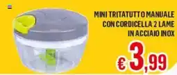 Satur Mini Tritatutto Manuale offerta