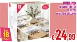 Satur Dublino servizio piatti offerta
