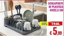 Satur Scolapiatti in plastica offerta