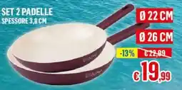 Satur Set 2 padelle offerta