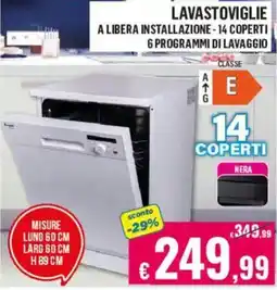 Satur Lavastoviglie a libera installazione offerta