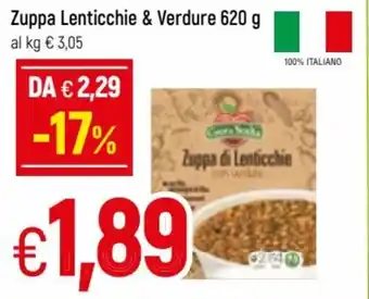 Famila Zuppa Lenticchie & Verdure 620g offerta