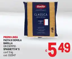 Metro Pasta di semola Barilla offerta