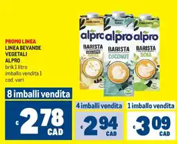 Metro Bevande vegetali Alpro offerta