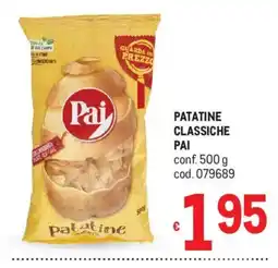 Metro Patatine classiche Pai offerta