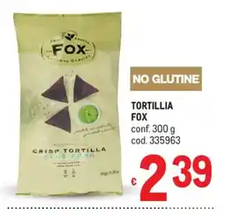 Metro Tortilla Fox Crisp Tortilla Blue Corn offerta