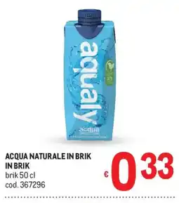 Metro Aqualy acqua senza sale offerta