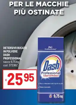 Metro Detersivo bucato in polvere Dash Professional offerta