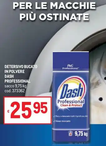 Metro Detersivo bucato in polvere Dash Professional offerta