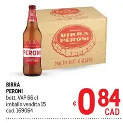 Metro Birra Peroni offerta
