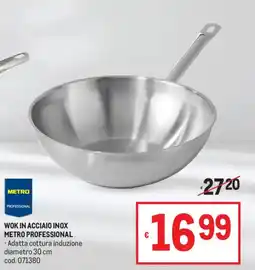 Metro Wok in acciaio inox Metro Professional offerta
