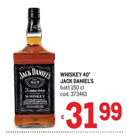 Metro Jack Daniel's Tennessee Whiskey offerta