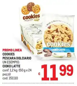 Metro Cookies Cioko Latte offerta