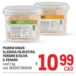 Metro Piadina Snack offerta