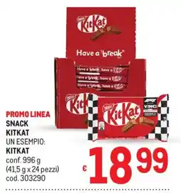 Metro KitKat offerta