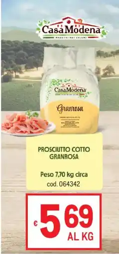 Metro Prosciutto cotto Granrosa CasaModena offerta