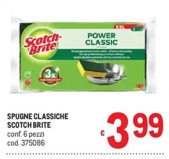 Metro Spugne classiche Scotch Brite offerta