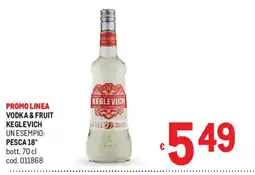 Metro Vodka & Fruit Keglevich offerta