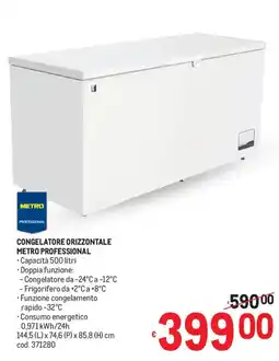 Metro Congelatore orizzontale Metro Professional offerta