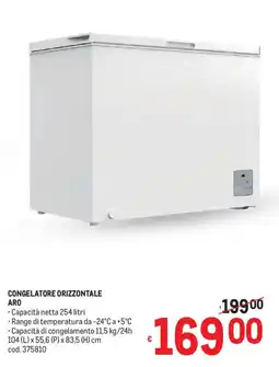 Metro Congelatore orizzontale ARO offerta