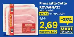 Prix Quality Prosciutto Cotto Rovagnati offerta