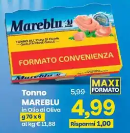 Prix Quality Tonno Mareblu in Olio di Oliva offerta