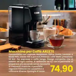 Prix Quality Macchina per Caffè ARIETE offerta