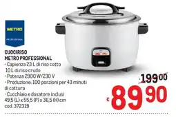 Metro Cuociriso Metro Professional offerta