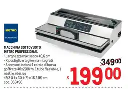 Metro Macchina sottovuoto Metro Professional offerta