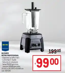 Metro Blender Metro Professional offerta