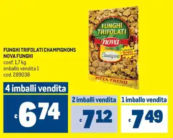 Funghi trifolati champignon nova funghi