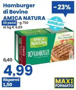 Prix Quality Hamburger di Bovino AMICA NATURA offerta