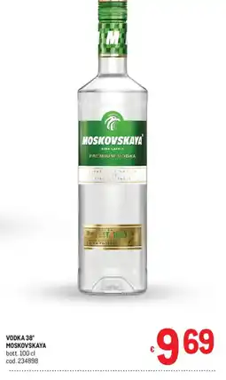 Metro Vodka 38° Moskovskaya offerta