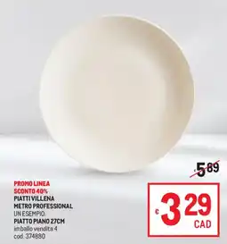 Metro Piatti Villena offerta