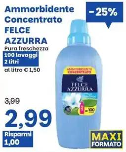 Prix Quality Ammorbidente concentrato Felce Azzurra offerta