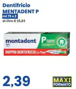 Prix Quality Dentifricio Mentadent P offerta