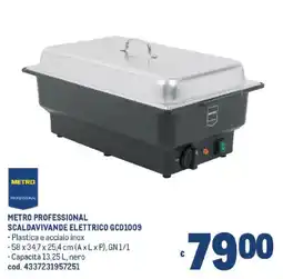 Metro Metro Professional scaldavivande elettrico offerta