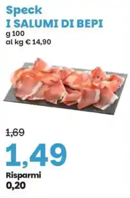 Prix Quality Speck I Salumi di Bepi offerta