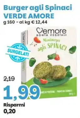 Prix Quality Miniburger agli Spinaci Vemore offerta