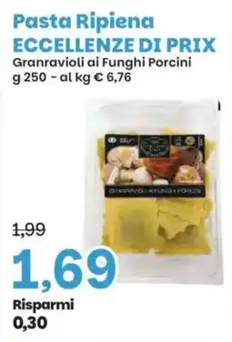 Prix Quality Pasta Ripiena Granravioli ai Funghi Porcini offerta