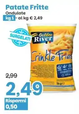 Prix Quality Patate Fritte Ondulate Golden River Crinkle Fries offerta