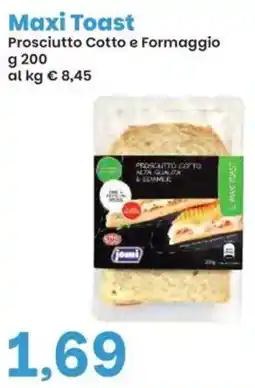 Prix Quality Maxi Toast Prosciutto Cotto e Formaggio offerta