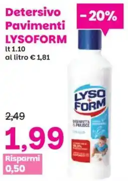 Prix Quality Detersivo Pavimenti Lysoform offerta
