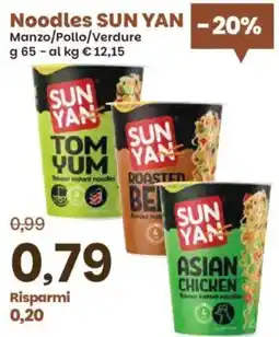 Prix Quality Noodles SUN YAN offerta