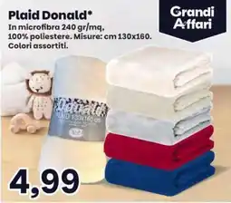 Prix Quality Plaid Donald* offerta
