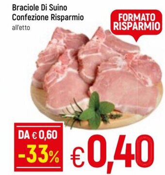 Famila Braciole Di Suino Confezione Risparmio offerta
