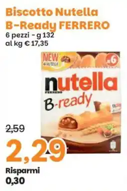 Prix Quality Biscotto Nutella B-Ready Ferrero offerta