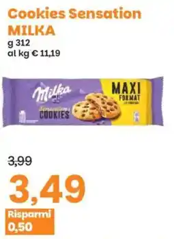 Prix Quality Cookies Sensation Milka offerta