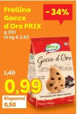 Prix Quality Frollino Gocce d'Oro Prix offerta